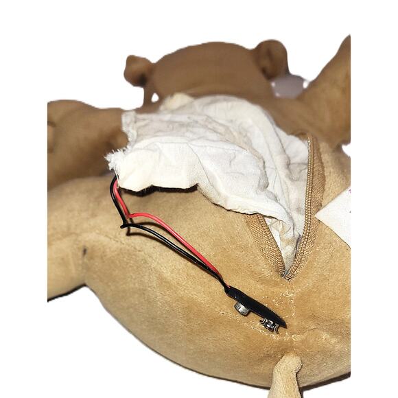 18" Rare 80s Vintage Talking Happy Puppy Shar Pei By Cuddle Wit Inc MUTE - Picture 11 of 14